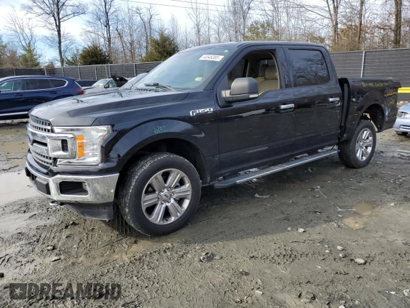 2018 Ford F-150 XL with VIN 1FTEW1EG6JFE44000, listed as a Copart auction lot 44546385 with 119,387 mi miles and Salvage Title. Bid and sale history available at carsss.com. Image 1.
