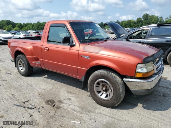 1998 Ford Ranger XL with VIN 1FTYR10C4WPB03883, listed as a Copart auction lot 64930944 with 257,722 mi miles and Salvage Title. Bid and sale history available at carsss.com. Image 4.