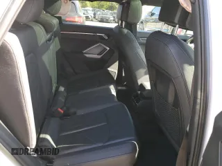 2021 Audi Q3 Premium with VIN WA1AUCF38M1067676, listed as a Copart auction lot 71621704 with 77,395 mi miles and Salvage Title. Bid and sale history available at carsss.com. Image 10.