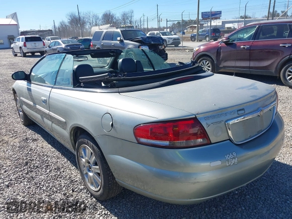 2004 Chrysler Sebring Limited with VIN 1C3EL65R24N295199, listed as a IAAI auction lot 41463140 with Not Provided miles and . Bid and sale history available at DreamBid. Image 3.