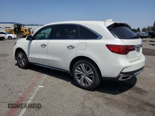 2018 Acura MDX Technology with VIN 5J8YD4H50JL015632, listed as a Copart auction lot 62608615 with 52,999 mi miles and Salvage title. Bid and sale history available at DreamBid. Image 2.