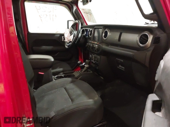 2020 Jeep Gladiator Overland with VIN 1C6HJTFG1LL129994, listed as a IAAI auction lot 42244189 with 46,414 mi miles and . Bid and sale history available at DreamBid. Image 5.