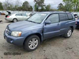 2006 Toyota Highlander Hybrid with VIN JTEEW21A860012960, listed as a Copart auction lot 49177045 with 201,691 mi miles and Clean Title. Bid and sale history available at carsss.com. Image 1.