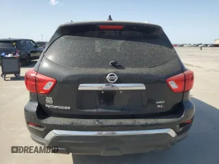 2019 Nissan Pathfinder SL with VIN 5N1DR2MM3KC618944, listed as a Copart auction lot 47106285 with 105,441 mi miles and Salvage Title. Bid and sale history available at carsss.com. Image 6.