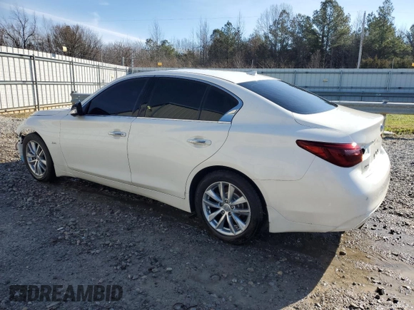 2020 Infiniti Q50 3.0t LUXE with VIN JN1EV7ARXLM251153, listed as a Copart auction lot 44759545 with 54,476 mi miles and Salvage Title. Bid and sale history available at carsss.com. Image 2.