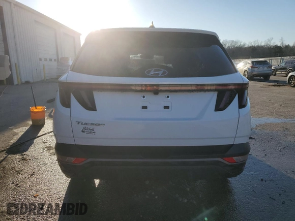 2023 Hyundai Tucson SEL with VIN 5NMJB3AE3PH207969, listed as a Copart auction lot 48477695 with 34,422 mi miles and Salvage Title. Bid and sale history available at DreamBid. Image 6.