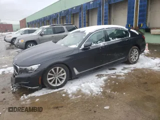2017 BMW 7 Series 740i xDrive with VIN WBA7E4C59HGU99430, listed as a Copart auction lot 37789053 with 0 mi miles. Bid and sale history available at carsss.com. Image 1.