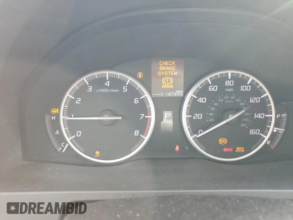 2016 Acura RDX with VIN 5J8TB4H39GL016317, listed as a Copart auction lot 45865465 with 147,490 mi miles and Salvage Title. Bid and sale history available at carsss.com. Image 9.