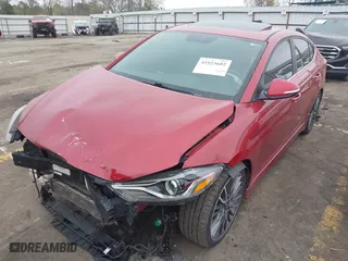 2018 Hyundai Elantra Sport with VIN KMHD04LB3JU498156, listed as a IAAI auction lot 41923602 with 175,000 mi miles. Bid and sale history available at carsss.com. Image 17.