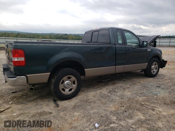 2005 Ford F-150 XL with VIN 1FTPF12585NA63952, listed as a Copart auction lot 74300474 with 98,379 mi miles and Salvage Title. Bid and sale history available at carsss.com. Image 3.