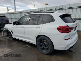 2020 BMW X3 M Competition with VIN 5YMTS0C06L9B27171, listed as a Copart auction lot 86445614 with 39,566 mi miles and Salvage Title. Bid and sale history available at carsss.com. Image 2.