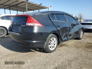 2010 Honda Insight EX with VIN JHMZE2H76AS015466, listed as a Copart auction lot 53729965 with Not provided miles and Salvage title. Bid and sale history available at DreamBid. Image 3.