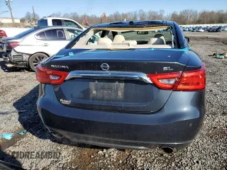 2016 Nissan Maxima SV with VIN 1N4AA6AP2GC434063, listed as a Copart auction lot 52179995 with 106,761 mi miles and Salvage Title. Bid and sale history available at carsss.com. Image 6.