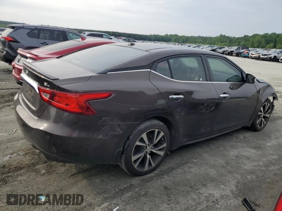 2016 Nissan Maxima SL with VIN 1N4AA6AP7GC434902, listed as a Copart auction lot 58396055 with 107,714 mi miles and Salvage title. Bid and sale history available at DreamBid. Image 3.