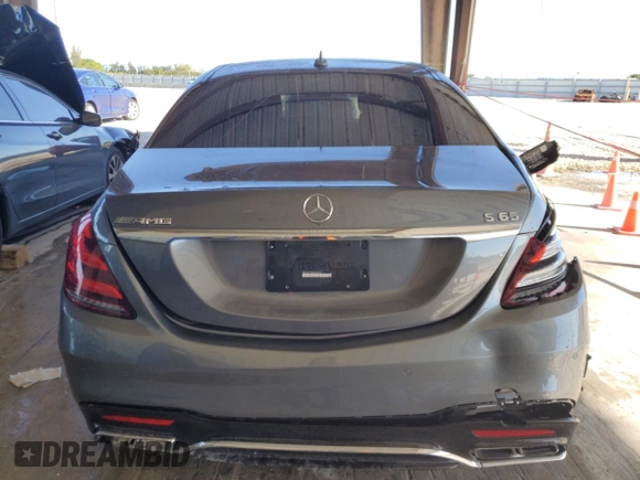 2019 Mercedes-Benz S with VIN WDDUG7KBXKA424017, listed as a Copart auction lot 47833615 with 50,813 mi miles and Salvage Title. Bid and sale history available at DreamBid. Image 6.
