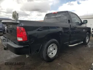 2014 Ram 1500 Tradesman z VIN 3C6JR6AG5EG184967, wystawiony jako Copart lot #51135885 z przebiegiem 106 577 mil mil oraz Czysty tytuł • Clean title. Historia ofert i sprzedaży dostępna na DreamBid. Obrazek 3.