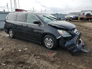 2006 Honda Odyssey TOURING with VIN 5FNRL38876B069580, listed as a Copart auction lot 47359635 with 206,372 mi miles and Salvage Title. Bid and sale history available at carsss.com. Image 4.