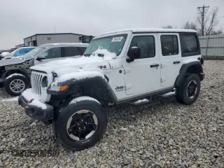 2020 Jeep Wrangler Unlimited Rubicon with VIN 1C4HJXFG1LW272751, listed as a Copart auction lot 79645284 with 140,372 mi miles and Non Repairable. Bid and sale history available at carsss.com. Image 1.