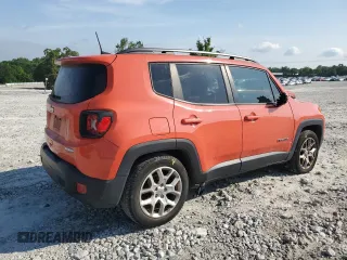 2018 Jeep Renegade Latitude with VIN ZACCJABB0JPH67244, listed as a Copart auction lot 57635965 with 163,256 mi miles and Salvage title. Bid and sale history available at DreamBid. Image 3.
