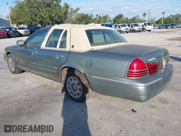 2005 Mercury Grand Marquis GS with VIN 2MEFM74WX5X627625, listed as a IAAI auction lot 41982651 with 87,044 mi miles and . Bid and sale history available at DreamBid. Image 3.