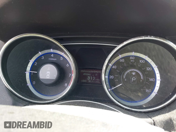 2011 Hyundai Sonata GLS with VIN 5NPEB4AC4BH016112, listed as a IAAI auction lot 41994413 with 80,301 mi miles and . Bid and sale history available at carsss.com. Image 7.