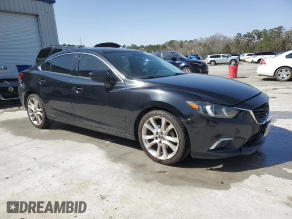 2016 Mazda Mazda6 i Touring with VIN JM1GJ1V50G1460415, listed as a Copart auction lot 48035625 with 111,481 mi miles and Salvage Title. Bid and sale history available at carsss.com. Image 4.