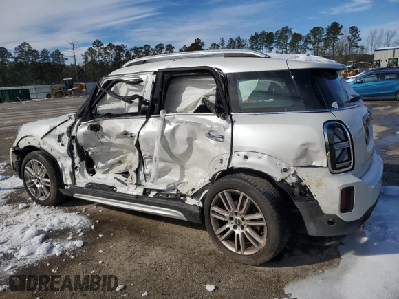 2024 MINI Countryman Cooper S with VIN WMZ83BR03R3S03985, listed as a Copart auction lot 89362545 with 0 mi miles and Salvage Title. Bid and sale history available at carsss.com. Image 2.
