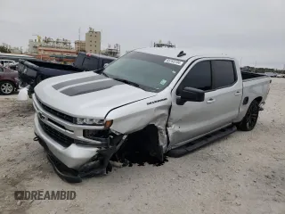 2021 Chevrolet Silverado 1500 RST with VIN 1GCPWDED6MZ422176, listed as a Copart auction lot 85763104 with 70,891 mi miles and Salvage Title. Bid and sale history available at carsss.com. Image 1.