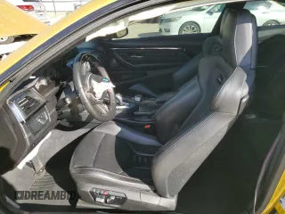 2018 BMW M4 with VIN WBS4Y9C58JAC88055, listed as a Copart auction lot 46176255 with 0 mi miles and Salvage Title. Bid and sale history available at carsss.com. Image 7.