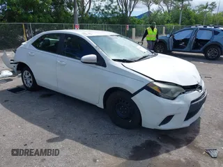 2016 Toyota Corolla L with VIN 5YFBURHE1GP457787, listed as a IAAI auction lot 42643014 with 117,097 mi miles and . Bid and sale history available at DreamBid. Image 1.