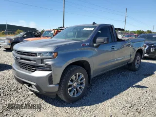 2021 Chevrolet Silverado 1500 RST with VIN 3GCUYEED9MG275757, listed as a Copart auction lot 75471624 with 75,708 mi miles and Salvage Title. Bid and sale history available at carsss.com. Image 1.