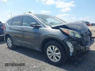2013 Honda CR-V EX-L with VIN 2HKRM4H75DH610974, listed as a IAAI auction lot 42524910 with 42,887 mi miles and . Bid and sale history available at DreamBid. Image 1.