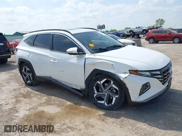 2022 Hyundai Tucson SEL with VIN 5NMJF3AE4NH108109, listed as a IAAI auction lot 42046630 with 24,459 mi miles and . Bid and sale history available at DreamBid. Image 6.