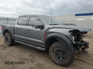 2024 Ford F-150 Raptor with VIN 1FTFW1RJ1RFA50667, listed as a Copart auction lot 59124614 with 1,641 mi miles and Salvage Title. Bid and sale history available at DreamBid. Image 4.