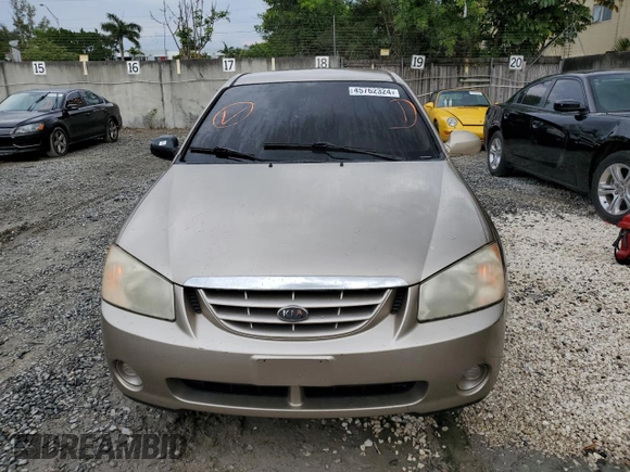 2006 Kia Spectra EX with VIN KNAFE121465238207, listed as a Copart auction lot 45762324 with 135,860 mi miles and Non Repairable. Bid and sale history available at carsss.com. Image 5.