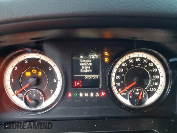 2019 Ram 1500 Classic Tradesman with VIN 1C6RR6FG4KS604590, listed as a Copart auction lot 84647114 with 57,575 mi miles and Non Repairable. Bid and sale history available at carsss.com. Image 9.