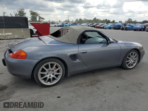 2001 Porsche Boxster S with VIN WP0CB29891U660771, listed as a Copart auction lot 61869675 with 99,065 mi miles and Clean title. Bid and sale history available at DreamBid. Image 3.