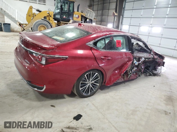 2024 Lexus ES 300h with VIN 58ADA1C15RU039931, listed as a Copart auction lot 50081195 with Not provided miles and Salvage title. Bid and sale history available at DreamBid. Image 3.
