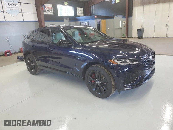 2024 Jaguar F-Pace R-Dynamic S with VIN SADCT2FU1RA739013, listed as a Copart auction lot 59994904 with 4,727 mi miles and Salvage title. Bid and sale history available at DreamBid. Image 4.