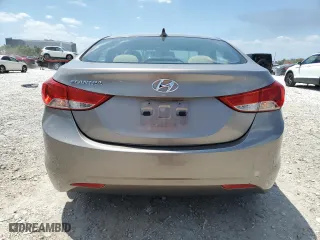 2011 Hyundai Elantra GLS PZEV with VIN 5NPDH4AE4BH045735, listed as a Copart auction lot 53339785 with 58,897 mi miles and Salvage Title. Bid and sale history available at carsss.com. Image 6.