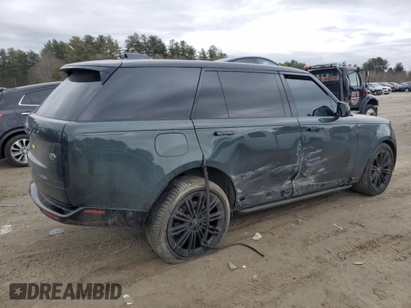 2023 Land Rover Range Rover with VIN SALK1BE71PA024084, listed as a Copart auction lot 48036765 with 17,187 mi miles and Salvage Title. Bid and sale history available at DreamBid. Image 3.