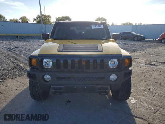 2006 Hummer H3 with VIN 5GTDN136768200739, listed as a Copart auction lot 77707444 with 157,224 mi miles and Clean Title. Bid and sale history available at carsss.com. Image 5.