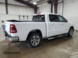 2019 Ram 1500 Big Horn/Lone Star with VIN 1C6SRFFT5KN645288, listed as a Copart auction lot 49792405 with 66,045 mi miles and Salvage Title. Bid and sale history available at carsss.com. Image 3.