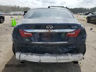 2019 Infiniti Q70 Luxe with VIN JN1BY1AR3KM585742, listed as a Copart auction lot 49002355 with 102,693 mi miles and Salvage Title. Bid and sale history available at DreamBid. Image 6.