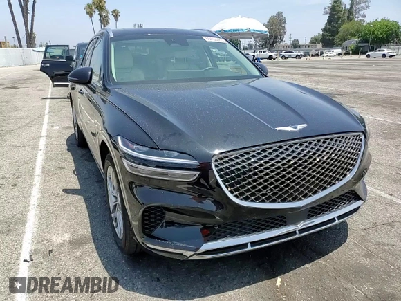 2024 Genesis GV70 2.5T with VIN 5NMMADTB3RH015771, listed as a Copart auction lot 60168085 with 9,800 mi miles and Salvage title. Bid and sale history available at DreamBid. Image 14.