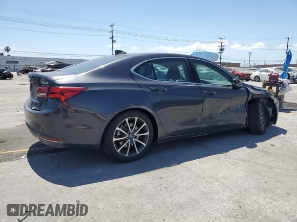 2015 Acura TLX V6 with VIN 19UUB2F32FA021171, listed as a Copart auction lot 56251435 with 96,014 mi miles and Salvage title. Bid and sale history available at DreamBid. Image 3.