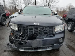 2013 Jeep Grand Cherokee Overland with VIN 1C4RJFCT6DC586933, listed as a Copart auction lot 78383184 with 80,249 mi miles and Salvage Title. Bid and sale history available at carsss.com. Image 5.