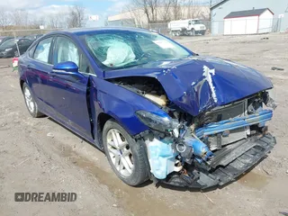 2014 Ford Fusion SE with VIN 1FA6P0H70E5363079, listed as a IAAI auction lot 41987310 with 128,629 mi miles and . Bid and sale history available at DreamBid. Image 1.
