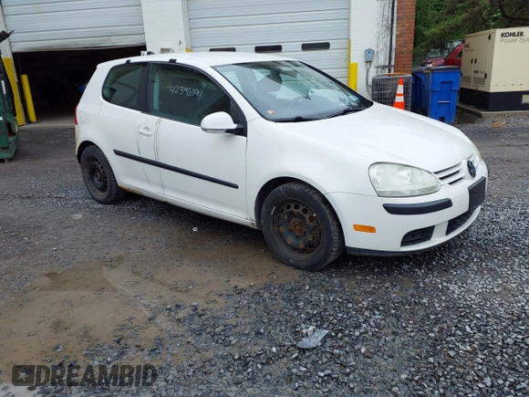 2009 Volkswagen Rabbit S with VIN WVWBB71KX9W026532, listed as a IAAI auction lot 42396191 with 161,660 mi miles and . Bid and sale history available at DreamBid. Image 1.