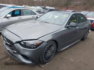 2025 Mercedes-Benz C 300 with VIN W1KAF4HB8SR243351, listed as a IAAI auction lot 41689281 with 991 mi miles and . Bid and sale history available at DreamBid. Image 2.